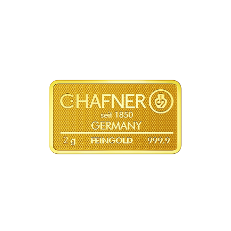 2 g Ingot gold 999.9%