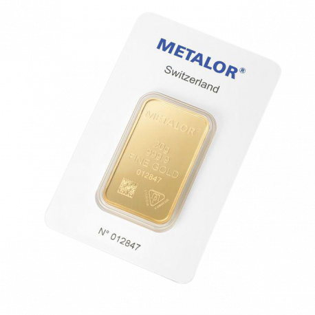 20 g Ingot Gold 999.9%
