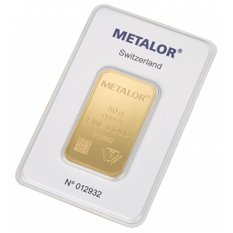 50 g Gold Ingot 999.9%